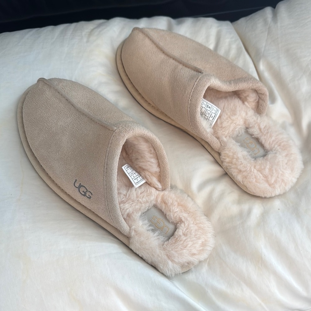 UGG Tan Cozy Slippers